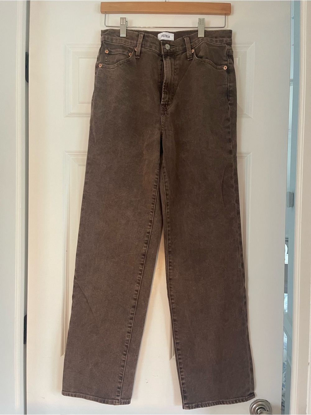 Pistola Cassie High Rise Straight leg in Rich Cacao-NWOT!!!